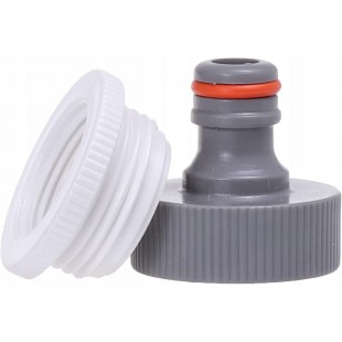  WL-2198 Raccord de Robinet 3/1/2" avec raccord de Robinet et raccord d'embrayage Gris 4 x 2 x 2 cm