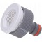  WL-2198 Raccord de Robinet 3/1/2" avec raccord de Robinet et raccord d'embrayage Gris 4 x 2 x 2 cm