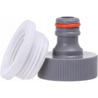 'Blf25 WL 2199 1 connecteur de Robinet Mamelon White Line avec 1/2/3/10,2 cm Filetage Interne 2 x 2 x 2 cm, Gris