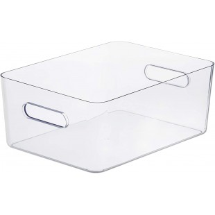 SmartStore - Boite de Rangement Compact L - Large - Transparent - Plastique 11090