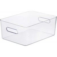 SmartStore - Couvercle Boite de Rangement Compact L - Large - Transparent - Plastique 11190