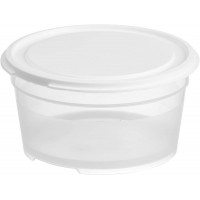 GASTROMAX 79310 Boite de Conservation Alimentaire, Plastique, Transp./White, Taille Unique