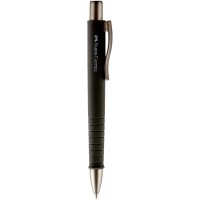 Faber-Castell 10012684 Poly Ball Stylo Bille XB Noir(l"encre est bleue.)