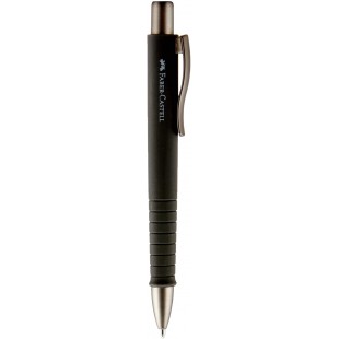 Faber-Castell 10012684 Poly Ball Stylo Bille XB Noir(l"encre est bleue.)