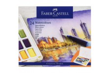 Faber-Castell Peinture aquarelle 24 couleurs (lot de 1)