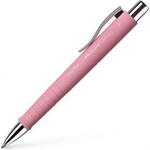 Faber-Castell 241127 Stylo bille Poly Ball XB Rose