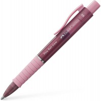 Faber-Castell 145753 Poly Ball View, mine XB, rose Shadow, 1 piece