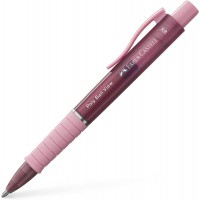 Faber-Castell 145753 Poly Ball View, mine XB, rose Shadow, 1 piece
