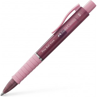 Faber-Castell 145753 Poly Ball View, mine XB, rose Shadow, 1 piece