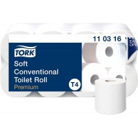 Tork 110316 Mous Petits Rouleaux Supplementaires De Papier Hygienique Dans La Qualite Prime Pour T4 Toilettes Rouleau Systemes/3