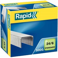 Rapid 24859800 Boite de 5000 Agrafes 24/6 mm Galva