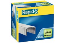 Rapid 24859800 Boite de 5000 Agrafes 24/6 mm Galva