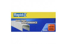 Rapid SuperStrong Agrafes 24/8+ x5000 24860100 Argent