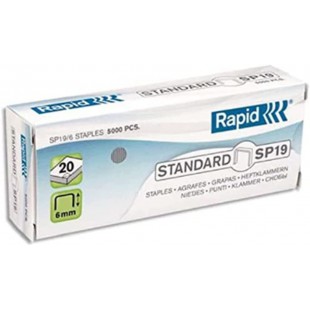 Rapid SP19 Agrafes Standard 19 / 6 x5000