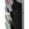 Durable 1700014061 Flexiplus Presentoir Mural Compose de 6 Corbeilles Format A4 Paysage Coloris Noir