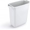 Durable 1800496010 Poubelle Durabin 60 litres, alimentaire, avec poignees, blanc