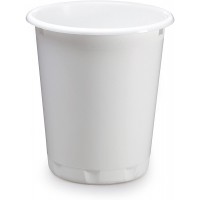 Durable 1701572010 Corbeille a papier Basic (capacite 13 litres) 1 piece, blanc