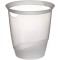 Durable 1701710400 Trend Corbeille a Papier Bureau Poignees Integrees Plastique Transparent 16 Litres Hauteur 33cm