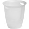 Durable 1701710400 Trend Corbeille a Papier Bureau Poignees Integrees Plastique Transparent 16 Litres Hauteur 33cm