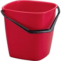 Durable 1809413080 Seau de 9,5L Rouge