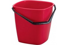 Durable 1809413080 Seau de 9,5L Rouge