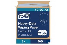 Tork 130073 Papier d'essuyage multi-usages Premium, compatible avec les systemes W1 et W2 / 2 plis - 170m x 25,8cm - 1 bobine - 