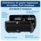 Tork 557008 Distributeur pour papier toilette conventionnel / traditionnel - Design Elevation - T4 - Noir