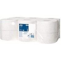 TORK Mini rouleau de papier toilette Jumbo double epaisseur Blanc 170 m