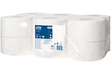 TORK Mini rouleau de papier toilette Jumbo double epaisseur Blanc 170 m