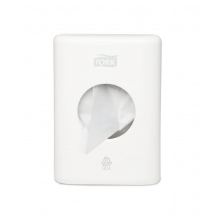 Tork 566000 Distributeur de sachets pour serviettes hygieniques B5 - Design Elevation - Blanc