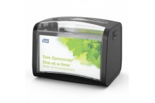 Tork 272611 Distributeur pour Serviettes en Papier Xpressnap / Portable N4 - Design Signature - Noir