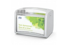 Tork 272613 Distributeur pour serviettes en papier Xpressnap / Portable N4 - Design Signature - Gris clair