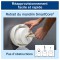 Tork SmartOne® Distributeur pour papier toilette rouleau blanc T8, grande capacite, gamme Elevation, 680000