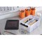 SmartStore - Grand Compartiment Boite de Rangement - Organiseur - 1,6 L - Orange