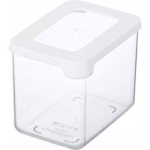 GASTROMAX 7722010 Boite de Conservation Alimentaire, Plastique, Transp./White, Taille Unique