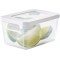 GASTROMAX 7833010 Boite de Conservation Alimentaire, Plastique, Transp./White, Taille Unique