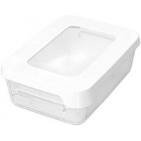 GASTROMAX - Boite de Conservation Alimentaire - 0,3 L - Hermetique - Transparent/Blanc - Rectangulaire 7831010