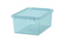 Smart Store Colour Clipbox, PP, Aquamarine, 40 x 30 x 18 cm