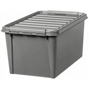 SmartStore 3476708 Boite de rangement recyclee 45 compartiments 60 x 40 x 31 cm Taupe orthex 5/40 Gris 47 l