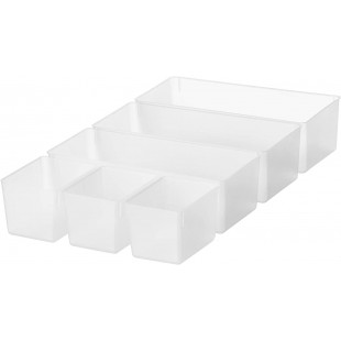 Smartstore - 3+3 Compartiments pour Boite - Organiseurs - Compatible avec SmartStore Box 15 - Plastique