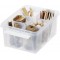 Boite de Rangement avec 6 Compartiments - Rangez Votre Maison avec Style et Praticite - Taille Moyenne - Plastique - 