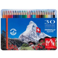 Caran d'Ache CD 0999-330  PRISMALO Aquarelle soluble dans l'eau crayon de couleur (lot de 30)