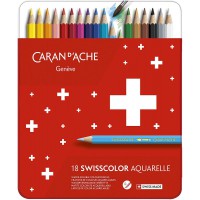 Caran d-Ache 1285.718 Crayons de Couleur Aquarellables