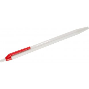 Lot de 10 : Caran d'Ache d´Ache 0825.070 825 ECO Stylo a bille en resine et acier inoxydable Rouge/blanc 12 cm Multicolore