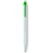 Lot de 10 : Caran d'Ache 0825.210 Stylo bille 825 ECO en resine et acier inoxydable Vert/blanc