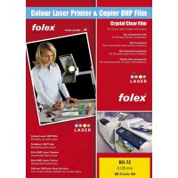 Bte de 50 Films FOLEX Couleur laser BG 72 A4 Transparent