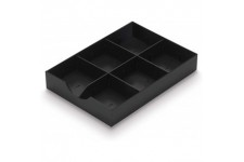 268-405.95 module de classement de bureau Polyl Noir - Modules de classement de bureau (1 tiroir(s), Polystyrol, Noir, 230 mm, 3