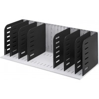 rac 2820300798 Module de rangement a  8 parois (Gris/noir)