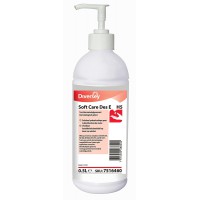 Soft Care Des E - Solution hydroalcoolique professionnelle pour desinfection des mains - pack de 10x500ml