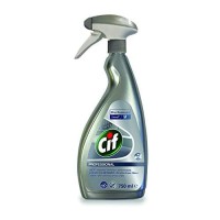 Professional 7518294 - Detergente per bancone e cucina in acciaio inox, senza profumo, 0,75 l